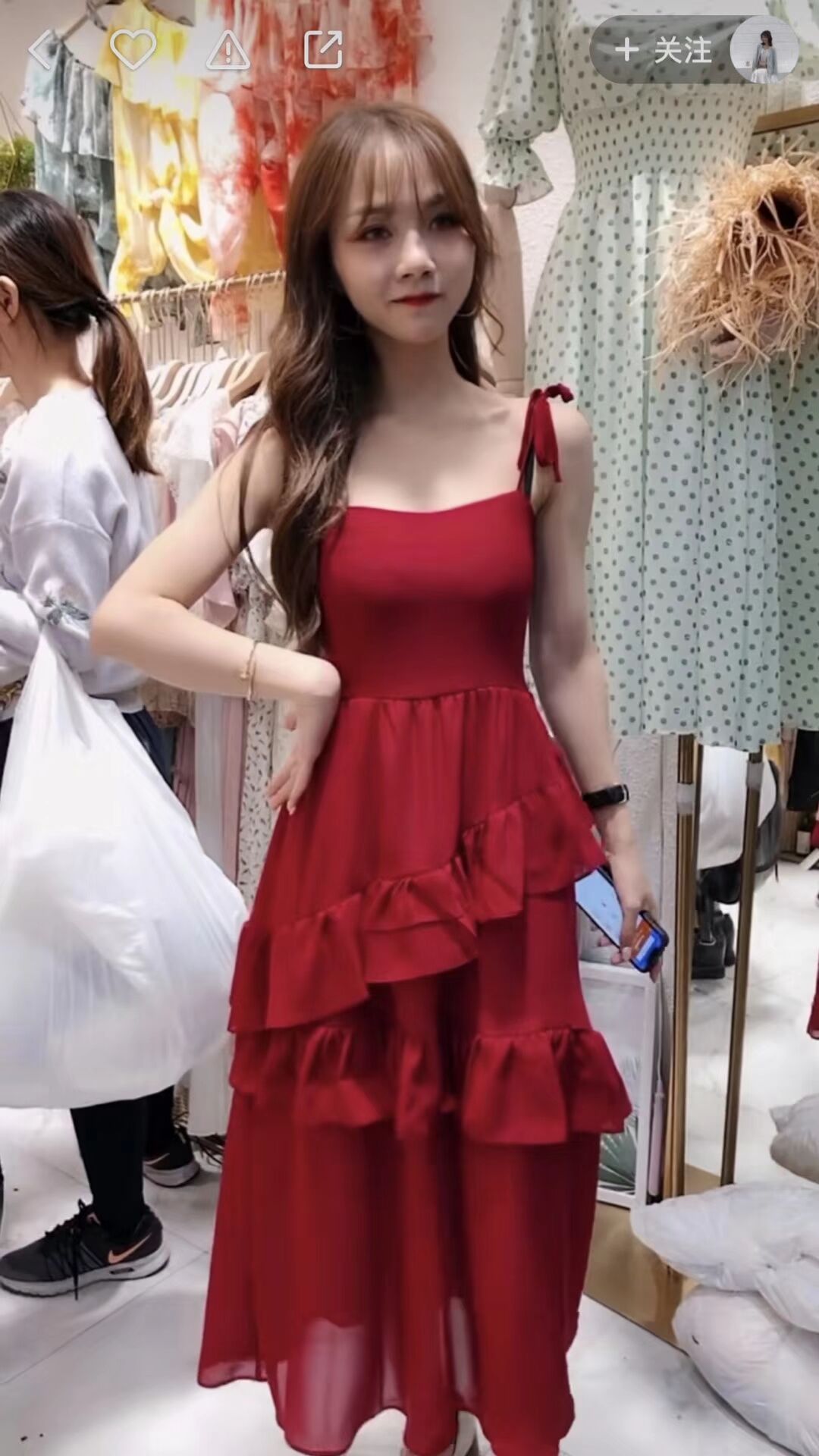 网红小柳岩黑天鹅卡卡同款2019夏季新款复古小清新仙女裙连衣裙