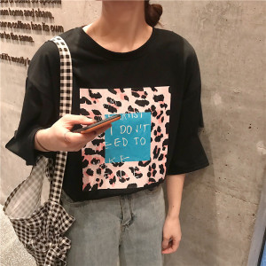 RS49523#春装新款韩版夏季短袖ins超火T恤女闺蜜装大码女T