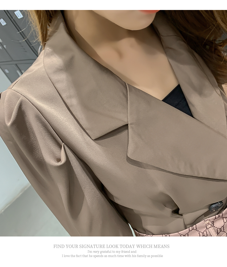 VK旗艦店 韓系氣質短袖排釦西裝顯瘦短褲套裝短袖褲裝