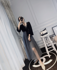 PS11689# 夏季新款气质网纱背心套装长裙泰国仙女修身两件套度假连衣裙