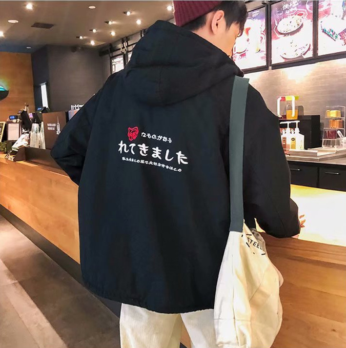 新秋冬季ins潮牌羊羔毛夹克男韩版宽松百搭翻领棉衣学生加厚外套