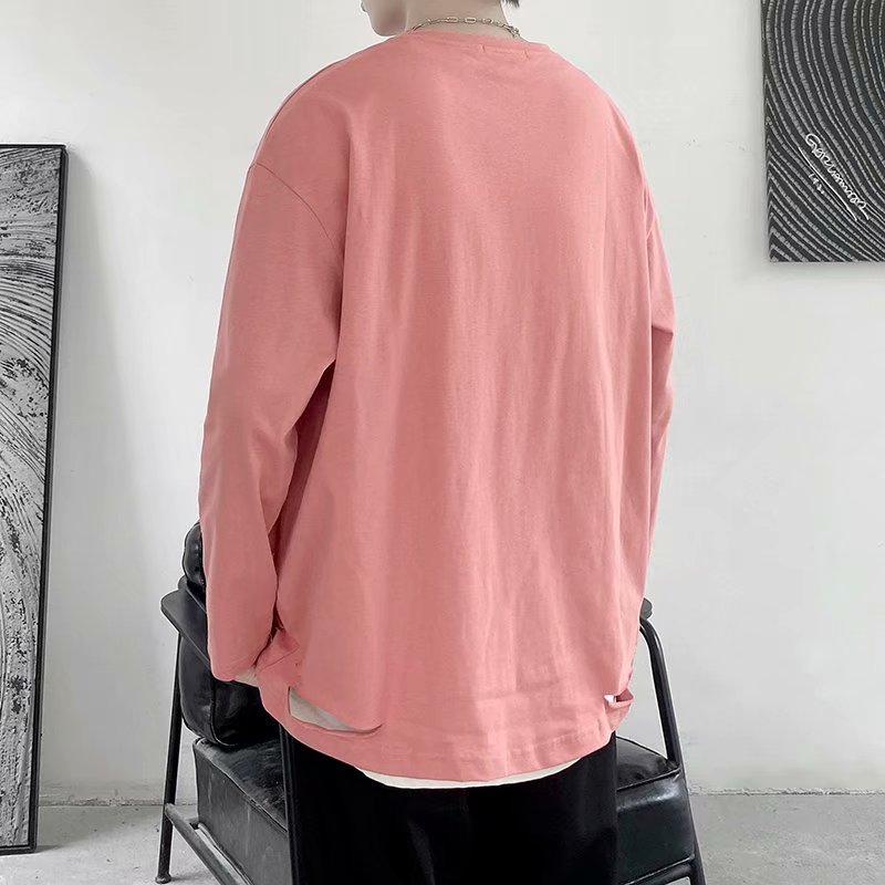 实拍 港风街头超火cec宽松学生卫衣无帽韩版上衣ins男潮