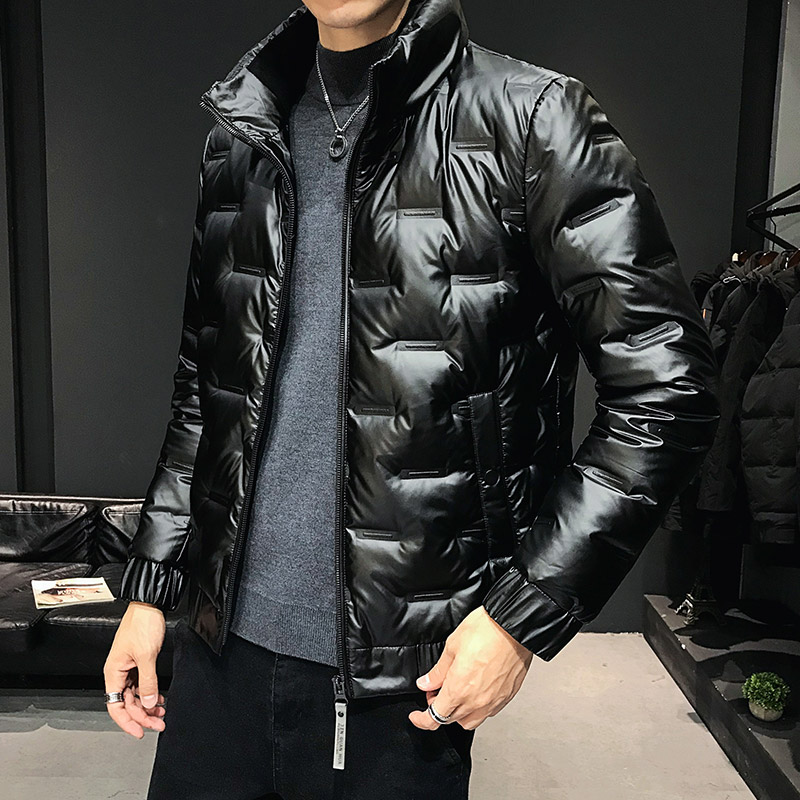 新款冬季保暖白鸭绒潮牌冬装帅气男士潮流羽绒服外套