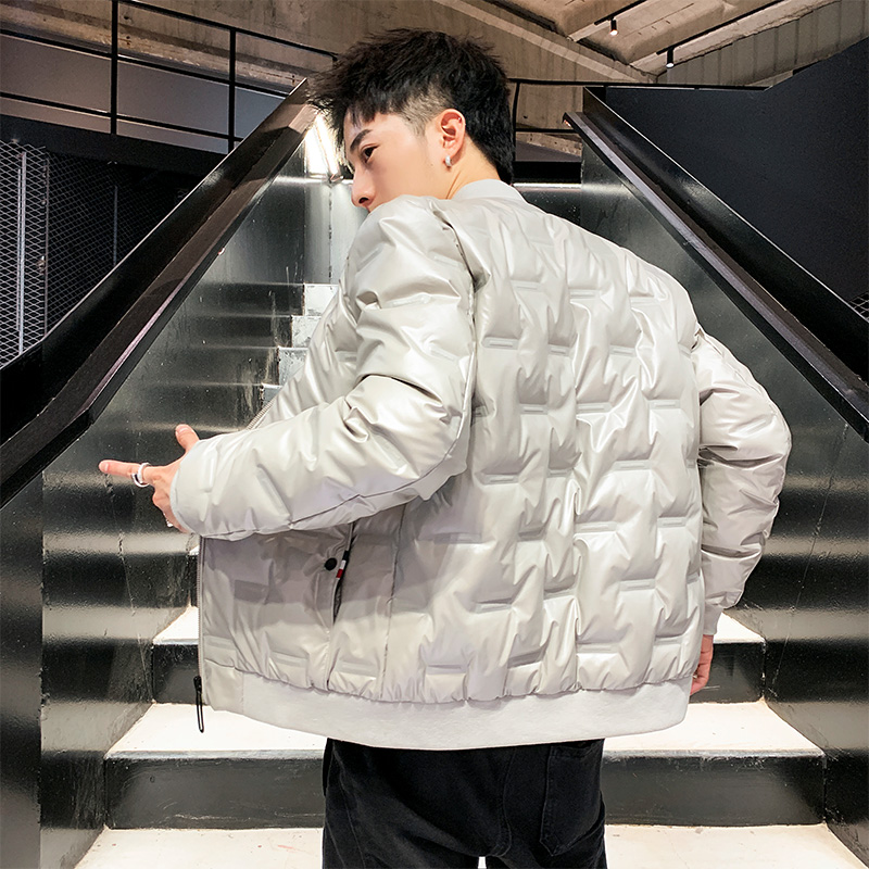新款冬季男装羽绒服韩版潮流白鸭绒防寒保暖羽绒立领外套