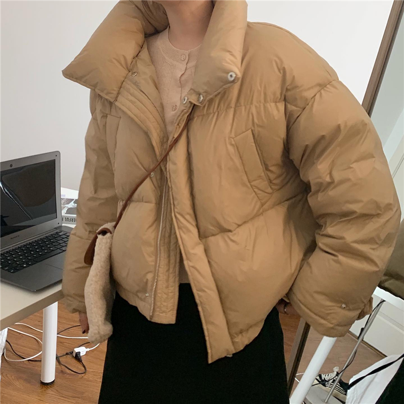 实价实拍 韩版ins新款秋冬保暖百搭棉服面包服外套