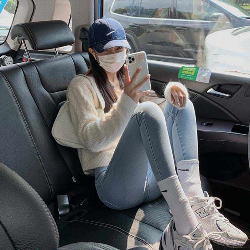 2021春季新款时尚小脚裤女瑜伽裤外穿高腰显瘦铅笔裤百搭打底裤子