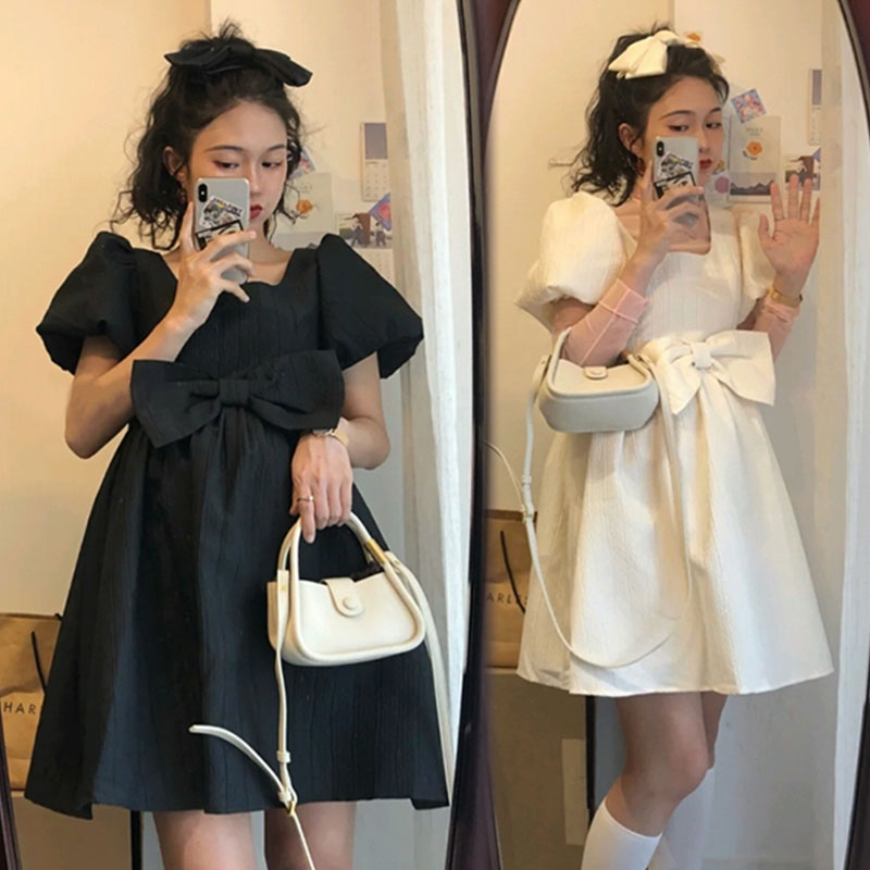 欧美风孕妇装夏装连衣裙网红套装时尚大码宽松孕妇裙子夏季中长款