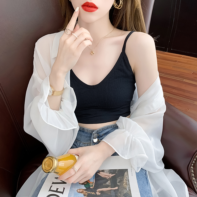 实拍 夏季新款雪纺衬衣百搭开衫防晒衣女