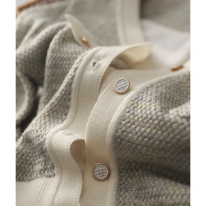 PS51534# 法式气质羊毛针织开衫上衣女秋装新款复古百搭V领小香风毛衣外套