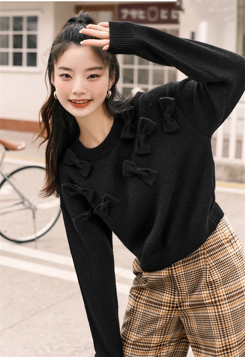 2023 Korean Dongdaemun autumn and winter new GLYP net red same style live broadcast all-match sweater female sweater