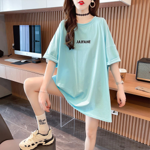 PS15327# 夏季韩版新款设计感压花小熊短袖T恤女大码女装宽松胖mm 服装批发女装直播货源