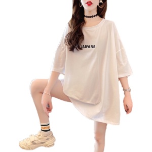 PS15327# 夏季韩版新款设计感压花小熊短袖T恤女大码女装宽松胖mm 服装批发女装直播货源