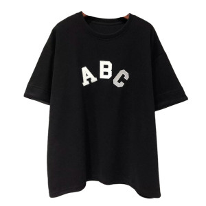 PS15332# 夏季韩版设计感字母短袖T恤女大码女装加肥加大宽松上衣 服装批发女装直播货源