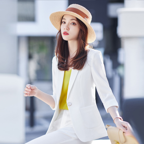 RM5970#中袖小西装外套女韩版 新款时尚气质休闲百搭网红西服套装