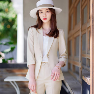 RM5970#中袖小西装外套女韩版 新款时尚气质休闲百搭网红西服套装