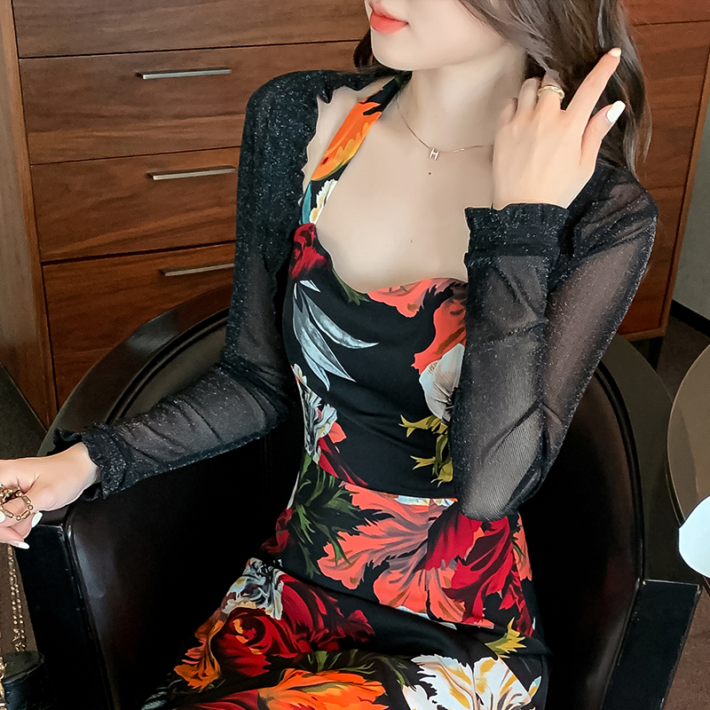 已出貨小披肩外套女2026春夏新款小坎肩百搭防曬衣薄短款外搭開衫