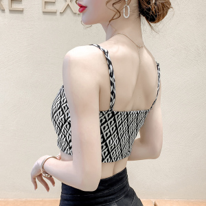 PS25605# 新款韩版夏季时尚百搭显瘦吊带女个性显瘦上衣 服装批发女装直播货源