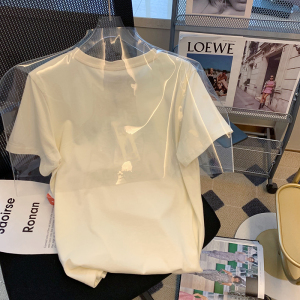 CX8272# 最便宜服饰批发 棉 新款短袖t恤女毛巾绣