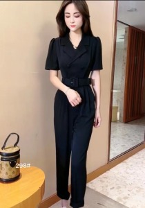 PS52888# 韩版显瘦连体裤+腰带