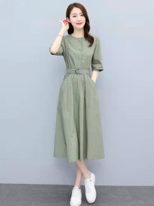 RM11471#连衣裙女夏季2023年新款高级感收腰显瘦气质洋气别致惊艳休闲裙子