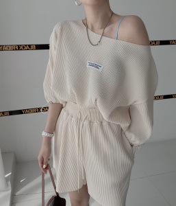 PS34222# 韩版休闲时尚套装 服装批发女装直播货源
