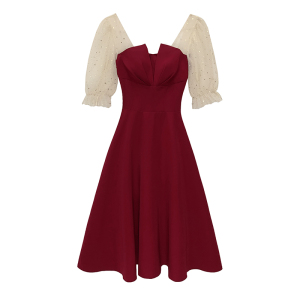 TR20652# 敬酒服红色小礼服平时可穿新款订婚连衣裙女小个子 服装批发女装服饰货源