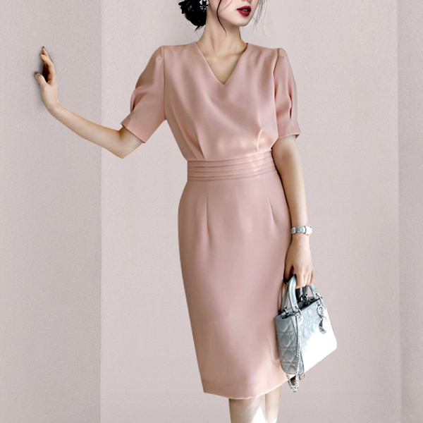RM1779#新款女装高级感显瘦气质高端时尚包臀连衣裙