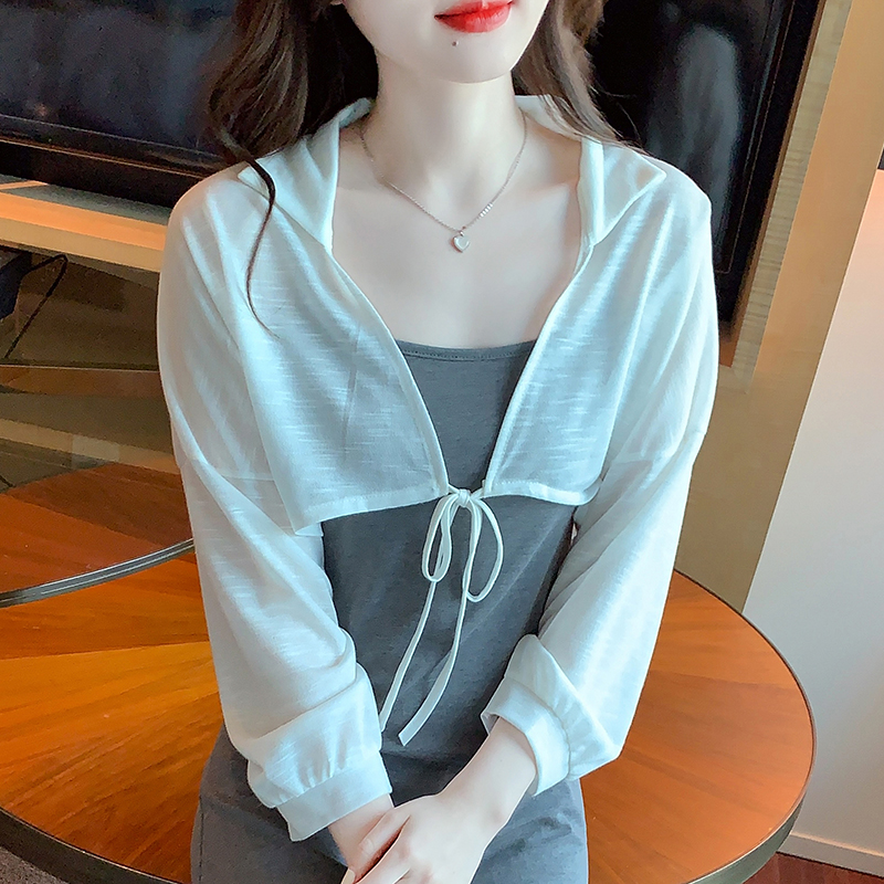 已出貨小披肩外套女2026春夏新款坎肩百搭防曬衣超薄短款外搭開衫