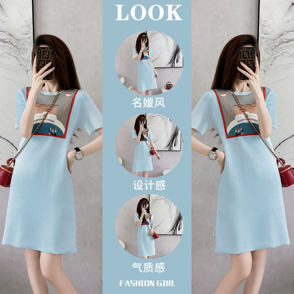 KM18824#夏季新款法式小众设计高级感气质短裙显瘦收腰千金风连衣裙子