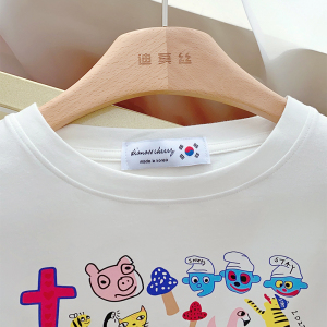 PS43021# 夏季新款韩版修身显瘦卡通动漫短袖T恤百搭短款上衣女 服装批发女装直播货源