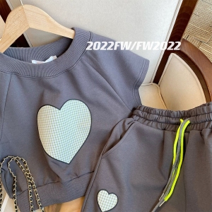 PS43977# 套装女夏季新款小香风时尚休闲运动短裤两件套装女 服装批发女装直播货源