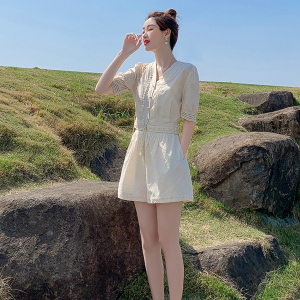 PS43202# 新款夏季韩版短裤套装女时尚显瘦减龄设计感小众洋气两件套 服装批发女装直播货源