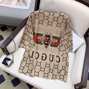 RM5205#欧洲站新款印花烫钻套头圆领毛衣半袖针织衫上衣女