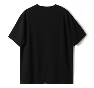 PS45872# 纯色精梳棉男女同款短袖t恤流行 服装批发女装直播货源