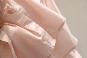 PS47040# 原版面料夏季防晒衬衫女春夏新款纯色七分袖衬衣开衫