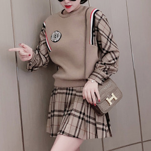 PS57917# 欧洲站早秋时尚套装裙女秋季新款卫衣裙子两件套洋气时髦欧货