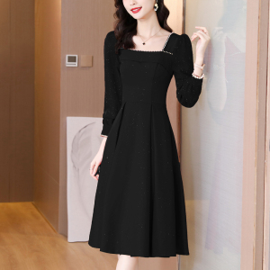 RM5980#新款韩版气质酒红色连衣裙结婚礼服女回门订婚秋装
