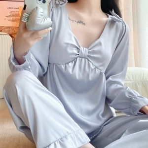 PS57808# 艾尚睡衣新款韩版正宗冰雪丝家居服套装
