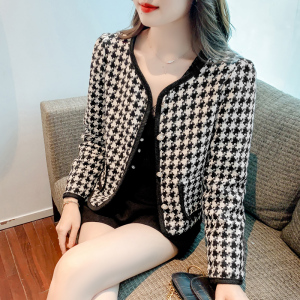 TR59383#   韩版短款百搭小香风外套上衣 服装批发女装批发服饰货源
