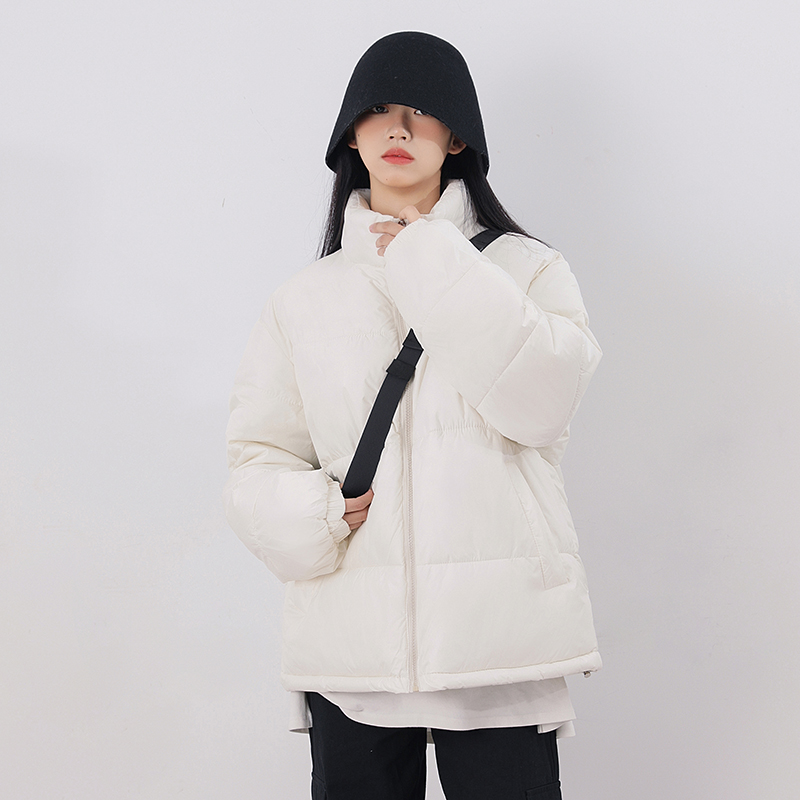 Real shot short down jacket women's 2022 winter new Korean version small loose niche cotton-padded clothes cotton-padded clothes bread clothes