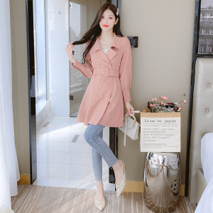 PS66021# 秋新款粉色小香风西装裙气质修身显瘦小个子连衣裙 服装批发女装服饰货源