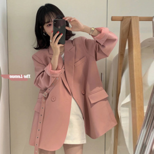 PS53142# 韩版休闲西装外套新款气质高级感中长款西服女 服装批发女装直播货源