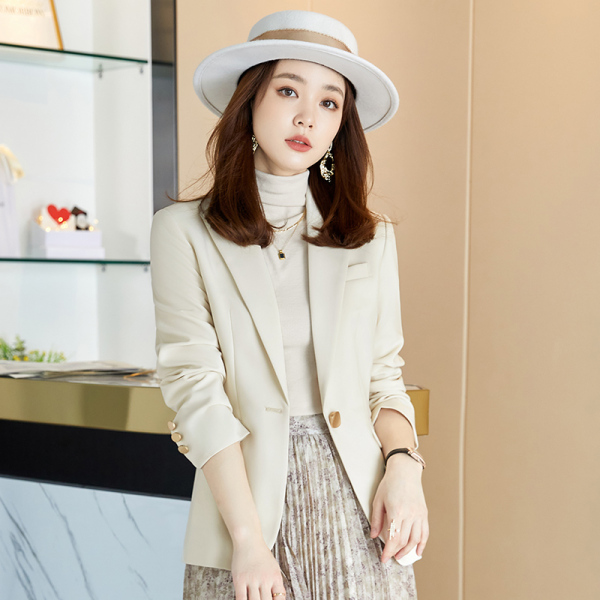 KM30634#小个子韩版西装外套女2022新款秋季气质高级感西服上衣