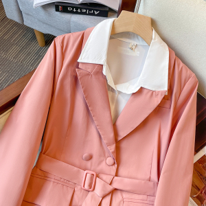 PS61556# 大码女装秋季新款高级感西装外套小个子气质衬衫裙套装 服装批发女装服饰货源