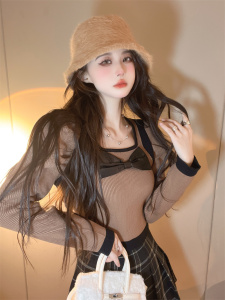 PS55512# 韩版新款活力减龄质感方领蝴蝶结弹力修身长袖套头毛衣女  服装批发女装直播货源
