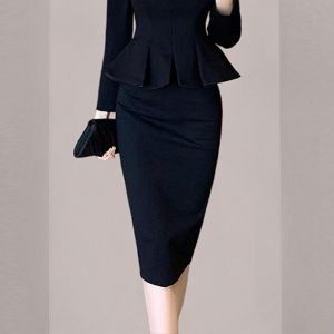 RM1598#名媛高级感时尚修身套装裙2022秋季新款高端时髦女装两件套连衣裙