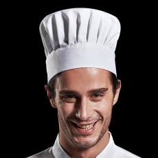 批发<b class='q'>厨师</b>帽2022秋冬新款服务员工作帽职业贝雷帽黑色白色