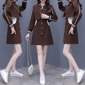 PS65622# 新款学院风套装女设计感外套吊带连衣裙气质两件套装 服装批发女装服饰货源