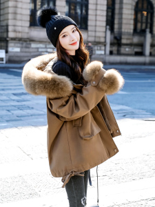 PS67017# 加绒加厚短款派克服女新款冬季韩版棉衣小个子棉袄棉服外套 服装批发女装服饰货源