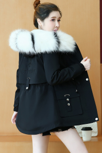 PS67019# 棉服女新款设计感小众棉袄子初冬季韩版加绒加厚派克服外套 服装批发女装服饰货源